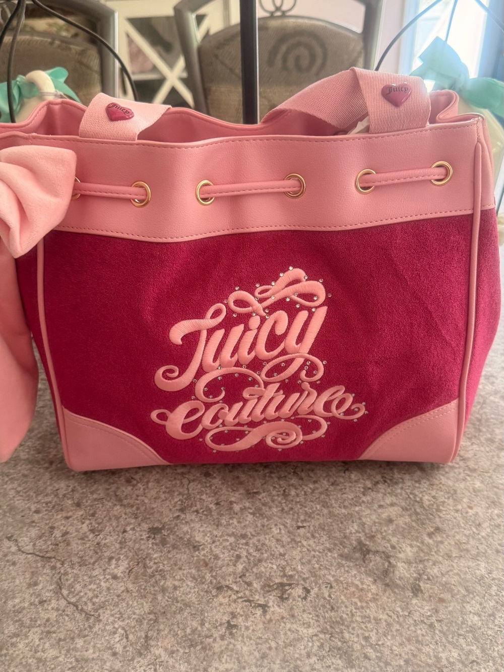 Juicy Couture Sugar Rush Tote Raspberry Tart